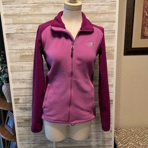 Women’s North Face Fleece 2 toned jacket size small